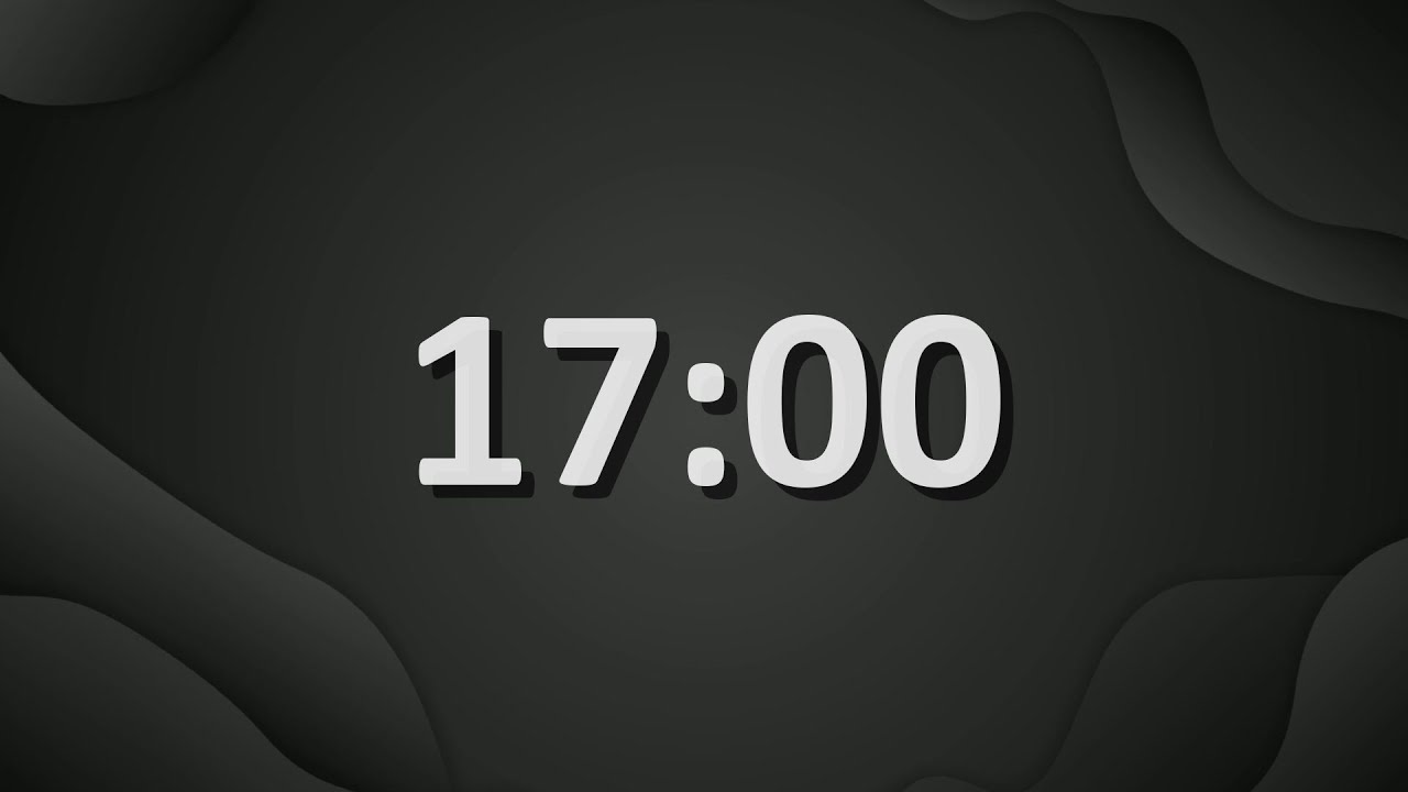 17 Minute (1020 Seconds) Countdown Timer