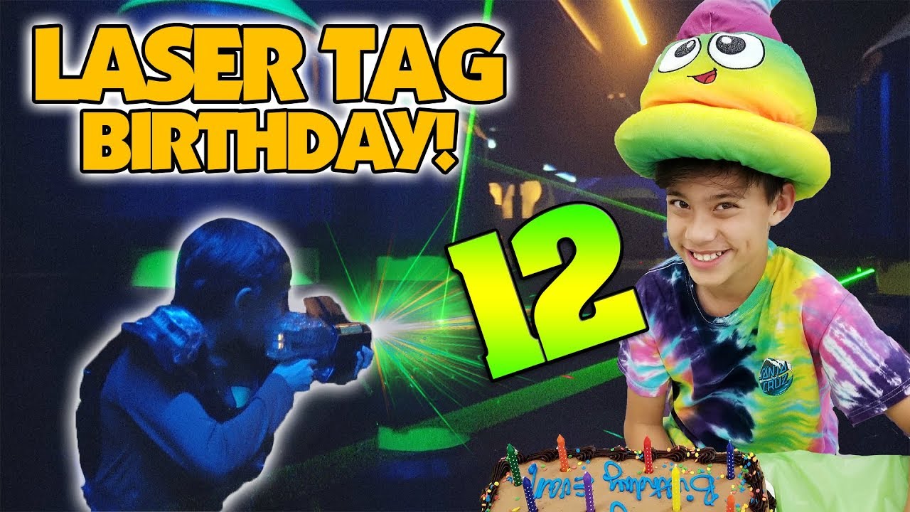LASER TAG BIRTHDAY!!! Evan's 12th Birthday Party!