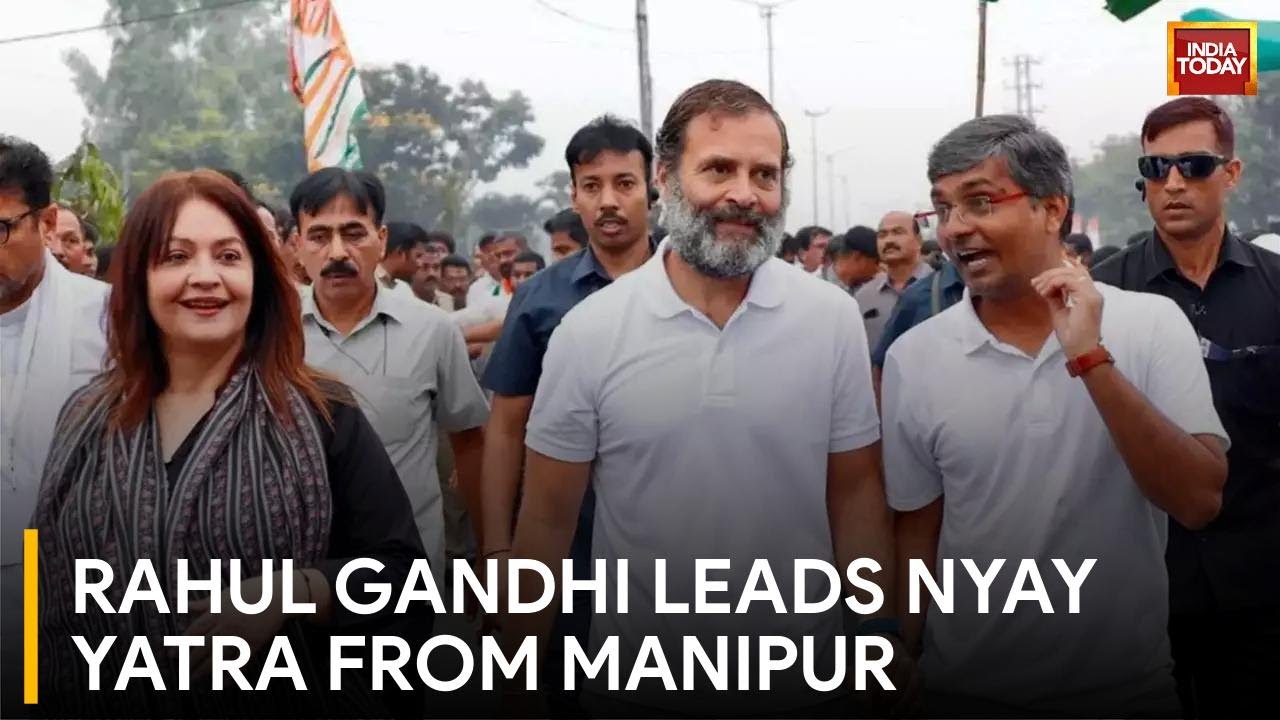 Rahul Gandhi Initiates Bharat Jodo Nyay Yatra From Manipur Amid Ethnic Conflict | Rahul Gandhi News