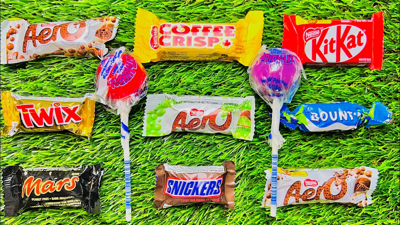 🌟 「癒しASMR✨巨大レインボーロリポップ開封＆チョコ＆グミのカリカリ音で極上満足体験｜Satisfying Candy Unboxing」 🌟