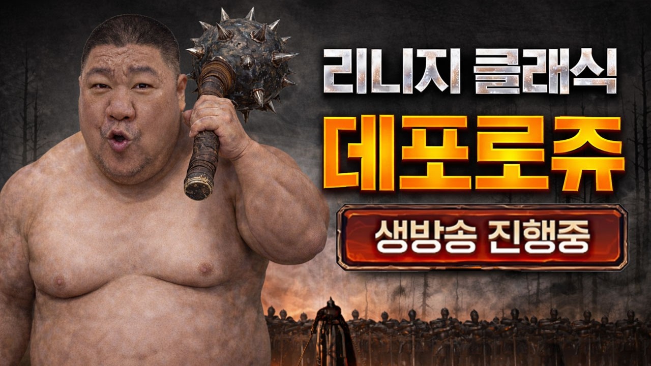 [3.3Live]리니지클래식 데포로쥬 9검5셋 힘기사 반갑소 엄삼용