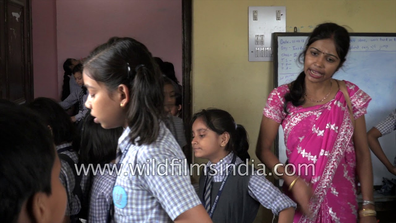Going to school in Bihar, India