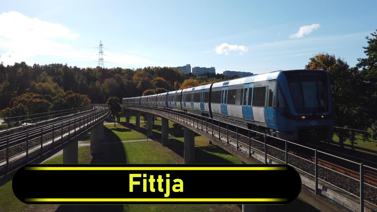 Metro | Tunnelbana Station Fittja - Stockholm 🇸🇪 - Walkthrough 🚶