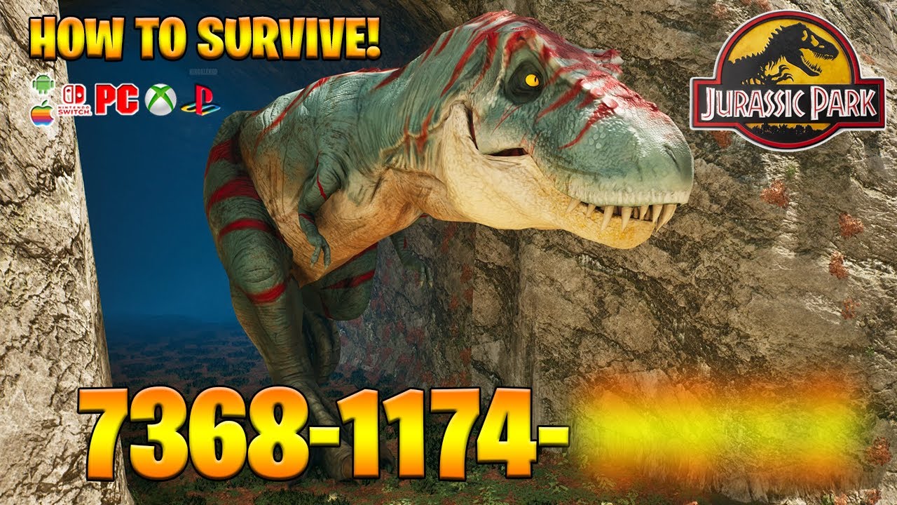 Jurassic Park Horror Map Code Creative 2.0 Gameplay In Fortnite! (Human Vs Dino) Dino Run Map Code!