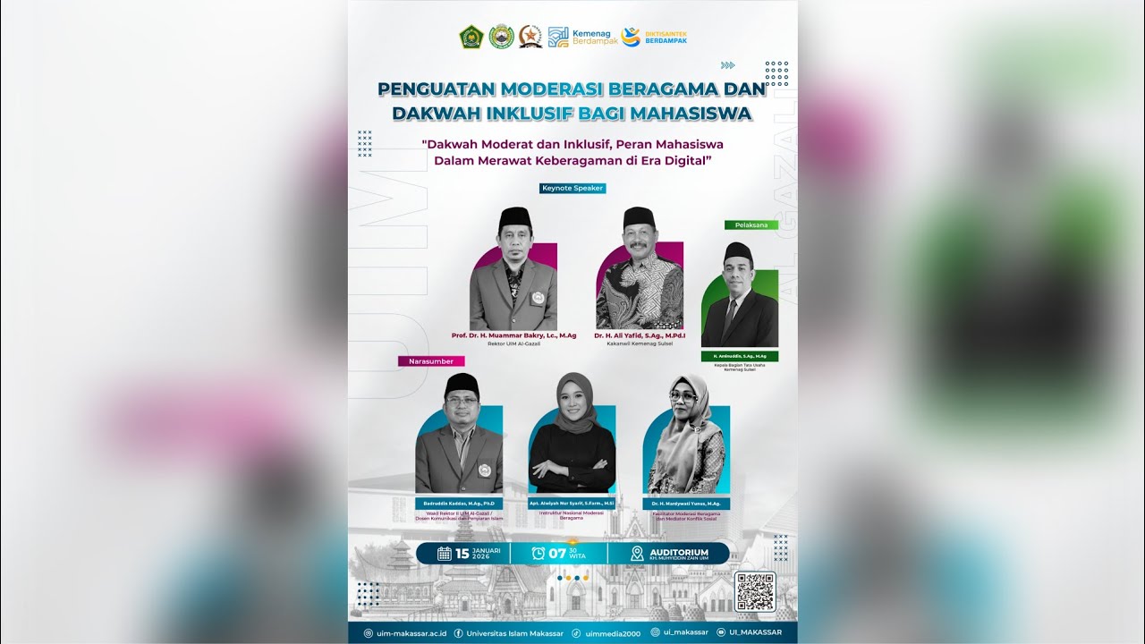 PENGUATAN MODERASI BERAGAMA DAN DAKWAH INKLUSIF BAGI MAHASISWA