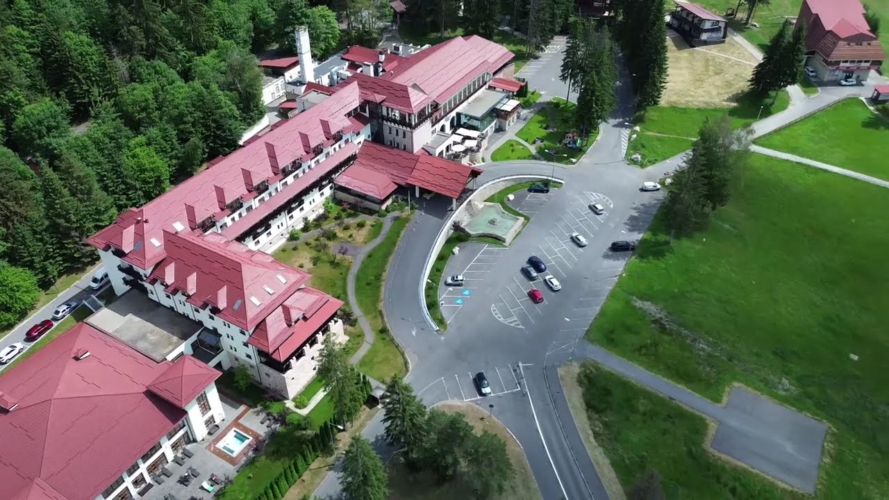 Cu drona deasupra in Poiana Brasov