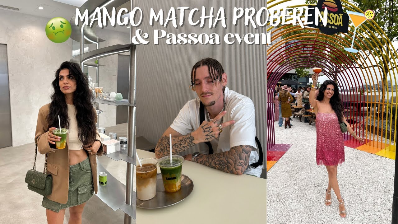 nieuwe tas, viral mango matcha proberen & Passoa event - Ipek Steenbeek vlog #157