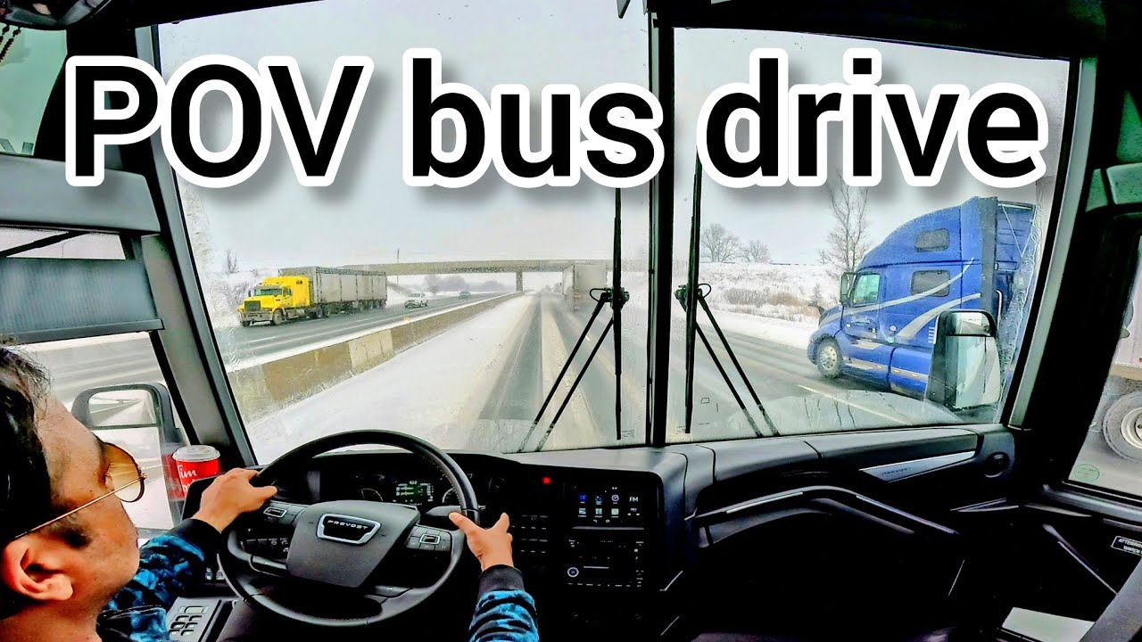 Road Tripping: A Stunning Morning Bus Drive Through North American Highways