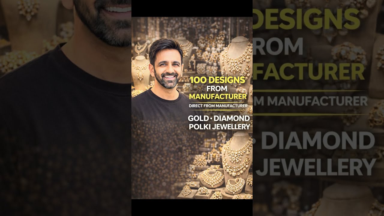 100 design gold Polki diamond jewellery 👌🏻😊