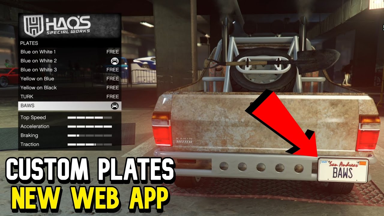 Gta Online License Plate Creator Guide - How to get Custom License plate in Gta 5
