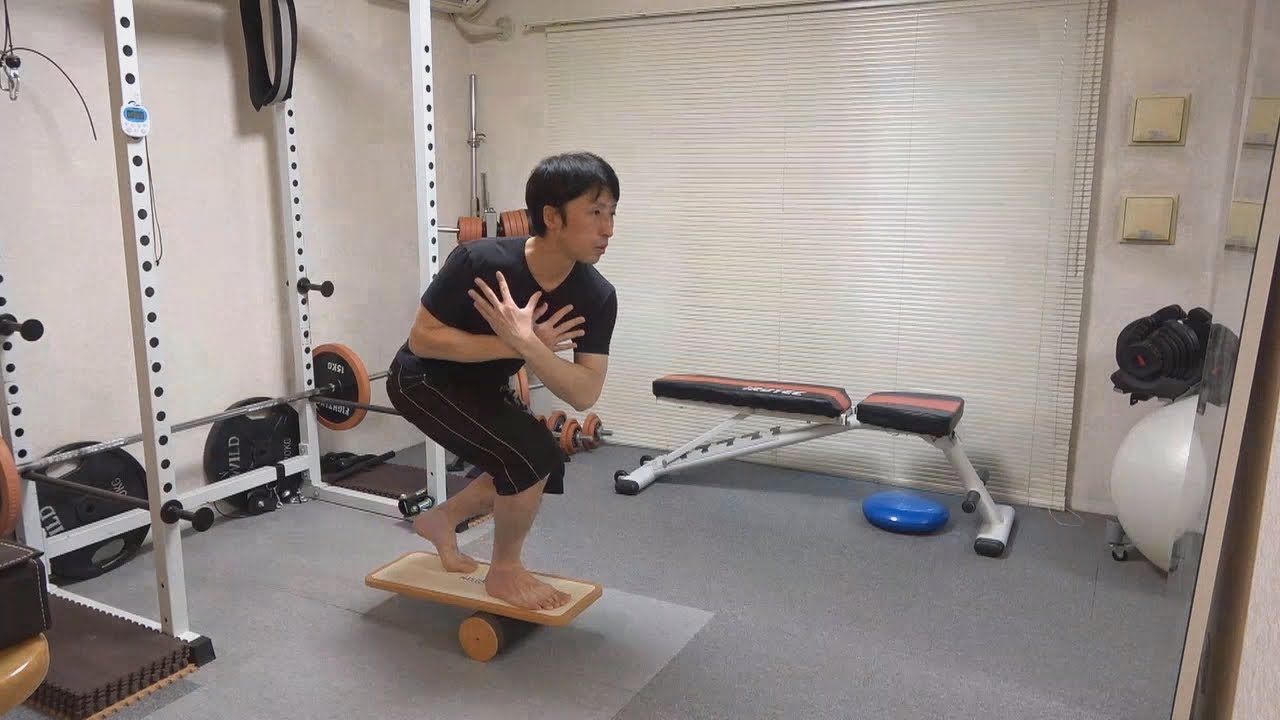 パフォーマンスを上げるバランスボードの乗り方