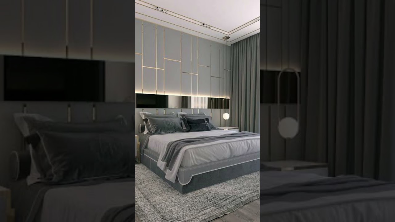 New Model Bed Room design's white colour#