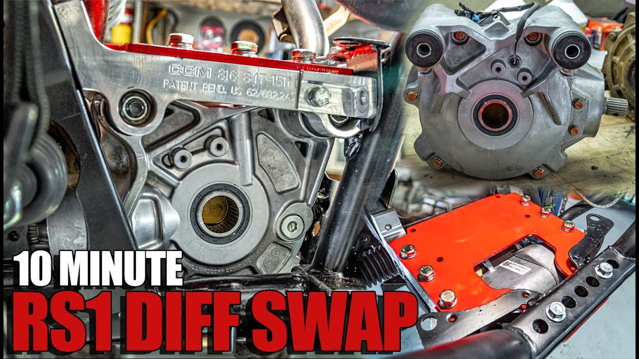 HOW TO: RS1 Front Differential Swap - Polaris RZR Turbo/XP 1000 - Coffman/All Thingz UTV Bracket