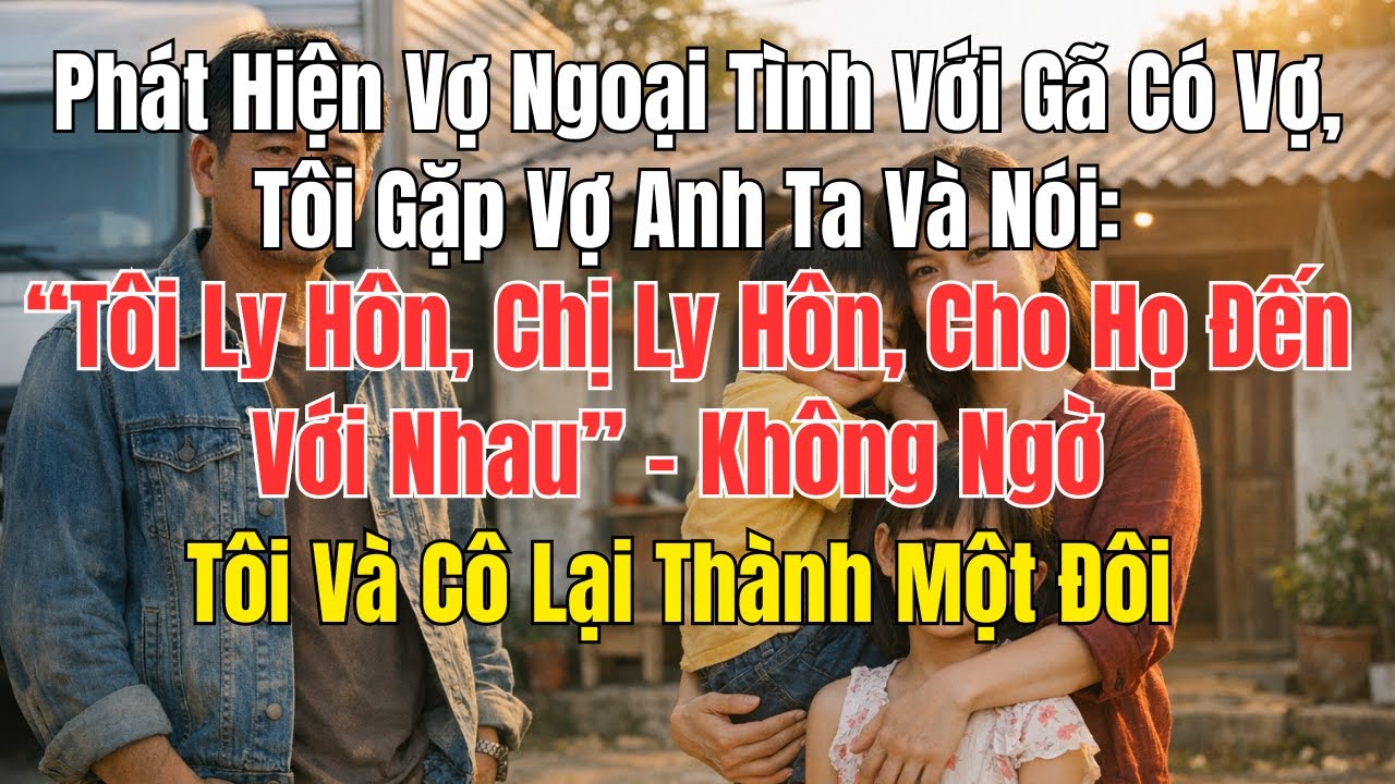 Phát Hiện Vợ Ngoại Tình, Tôi Và Vợ Gã Ấy Trở Thành Một Đôi