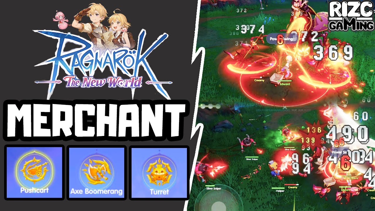 MERCHANT - RAGNAROK THE NEW WORLD SKILL PREVIEW