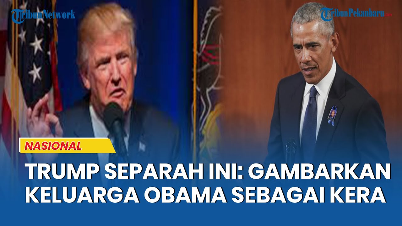 Trump Gambarkan Obama sebagai Kera Picu Kemarahan Publik AS: Pengalihan Isu Jelang Pemilu?