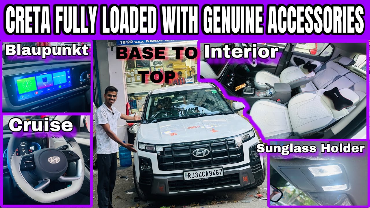 CRETA PREMUIM MODIFICATION🔥BASE TO BEST VARIANT✅2025 CRETA E BASE TO TOP MODEL MODIFIED TO SX✅