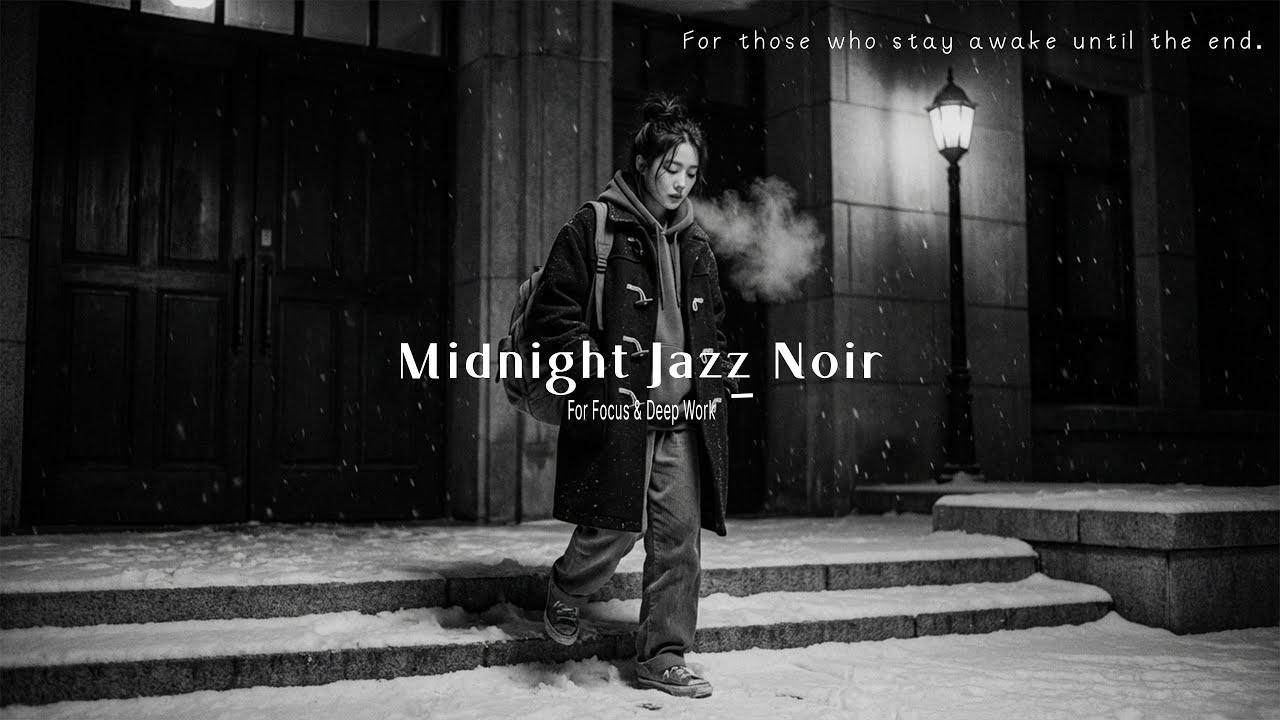 2AM Library: Dark Noir Jazz for Deep Focus & Study ❄️ [새벽 2시 도서관, 몰입을 위한 재즈]