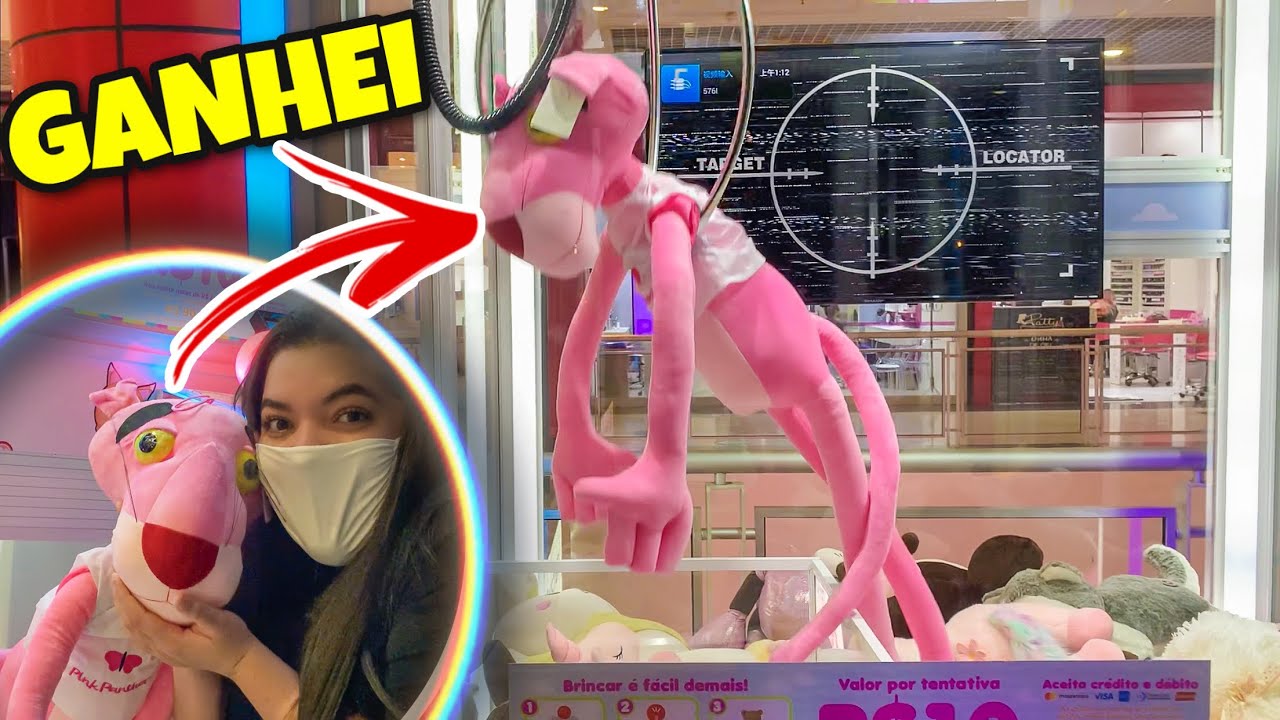 GANHEI MAIS UM URSO DE PELÚCIA GIGANTE NA MÁQUINA GIGANTE !!