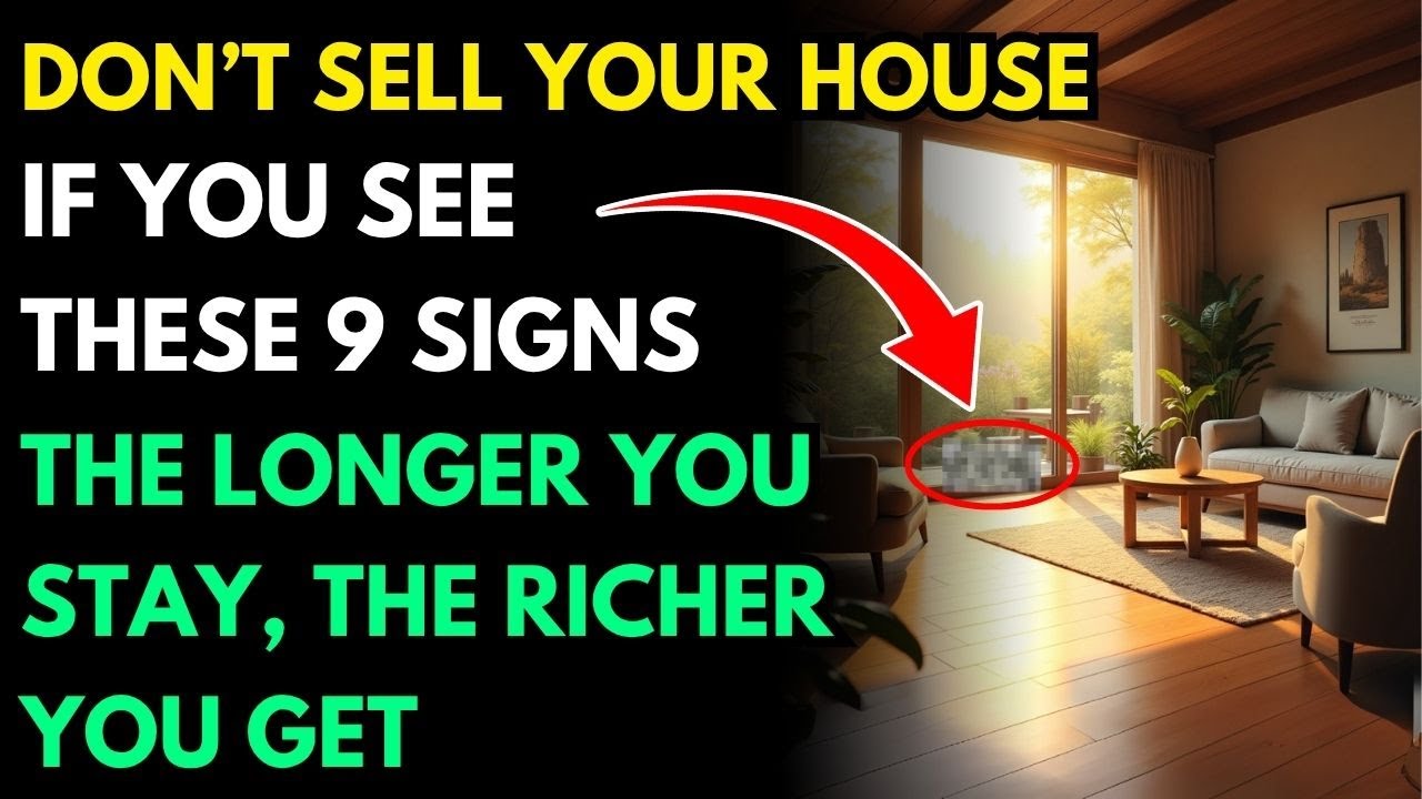 If Your House Has These 9 Signs, Don’t Sell It – The Longer You Stay, the Richer You Get!