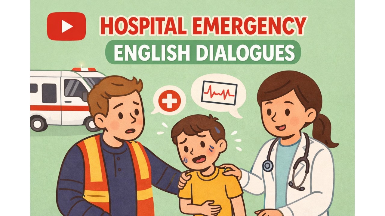 Daily English Conversations | Hospital Emergency Dialogues – Shadowing Exercise – Repeat After Me🚑🏥💬