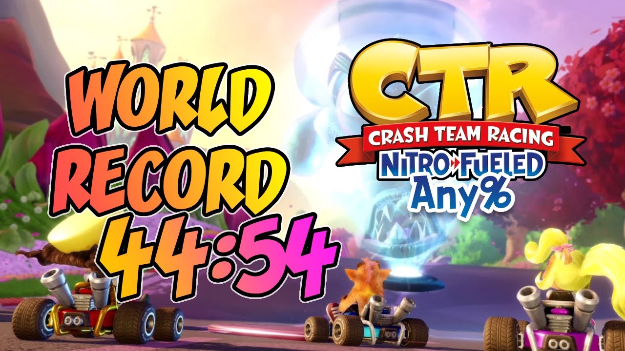 [World Record] Crash Team Racing: Nitro-Fueled Any% Speedrun in 44:54