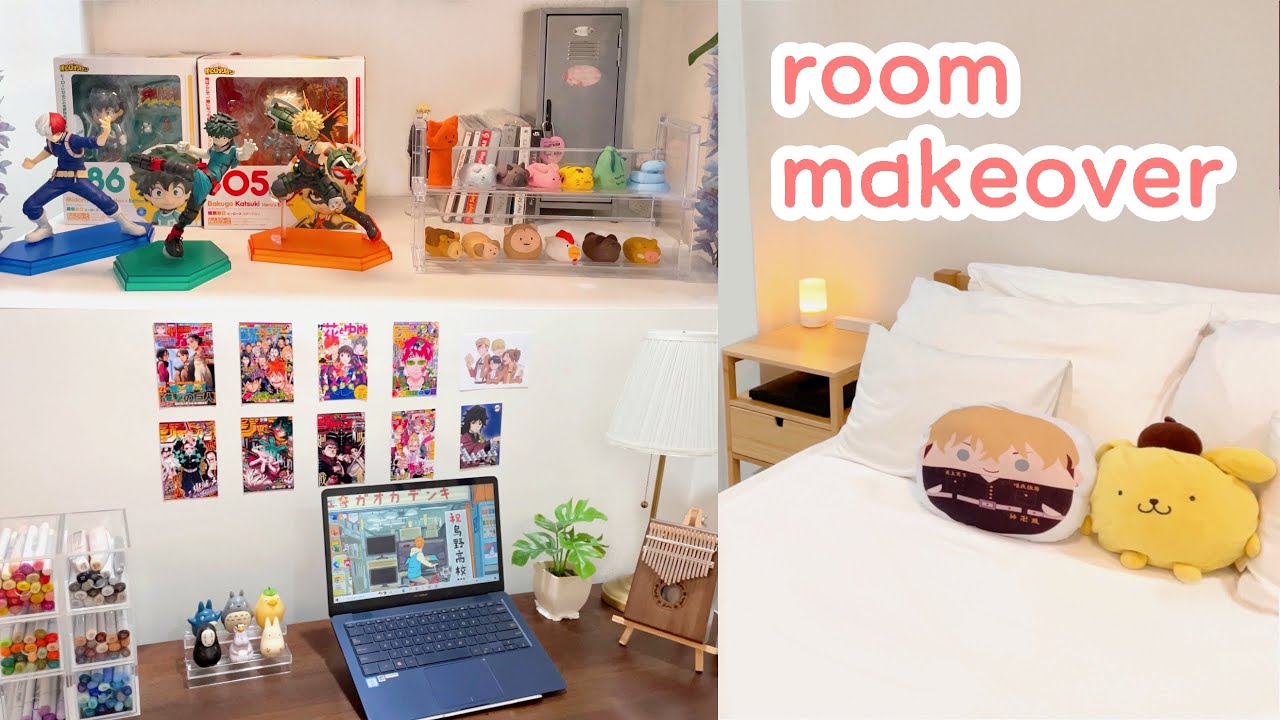 Room Makeover 🌱 cleaning & organizing | minimalist, anime, muji, ikea