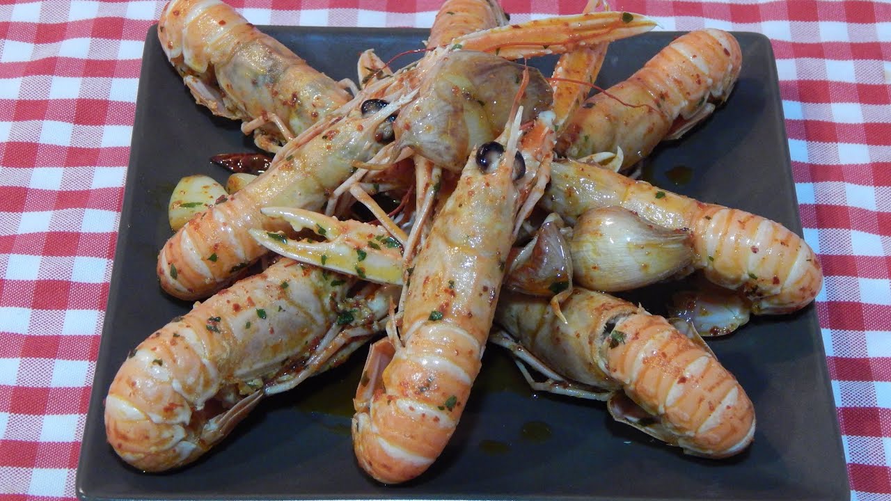 Receta fácil de cigalas sofocadas
