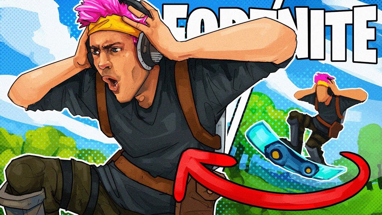 RADICAL *New* Drift Board Trick Shots! Except I'm Dead So Im Spectating Ninja! - Fortnite