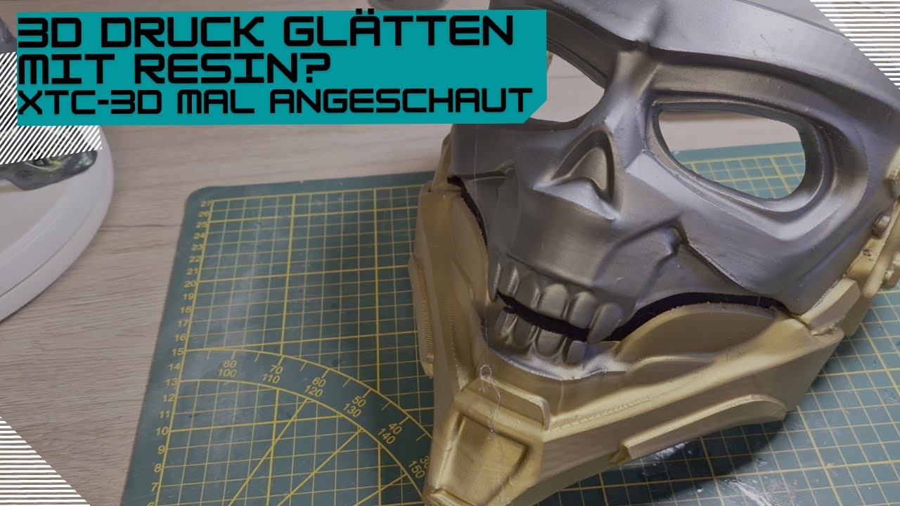 3D Druck glätten ohne Schleifen? Ja, das geht. Probieren wir das mal mit XTC-3D Resin