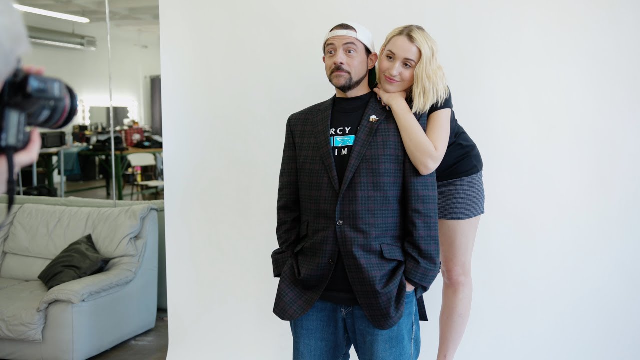 Kevin Smith and Harley Quinn Smith