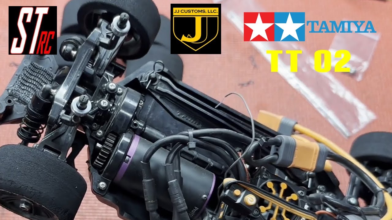 Tamiya TT02 Speed Run Challenge Update @poorboysrc Mod1 gearing plus 1 piece drive shaft #tamiya