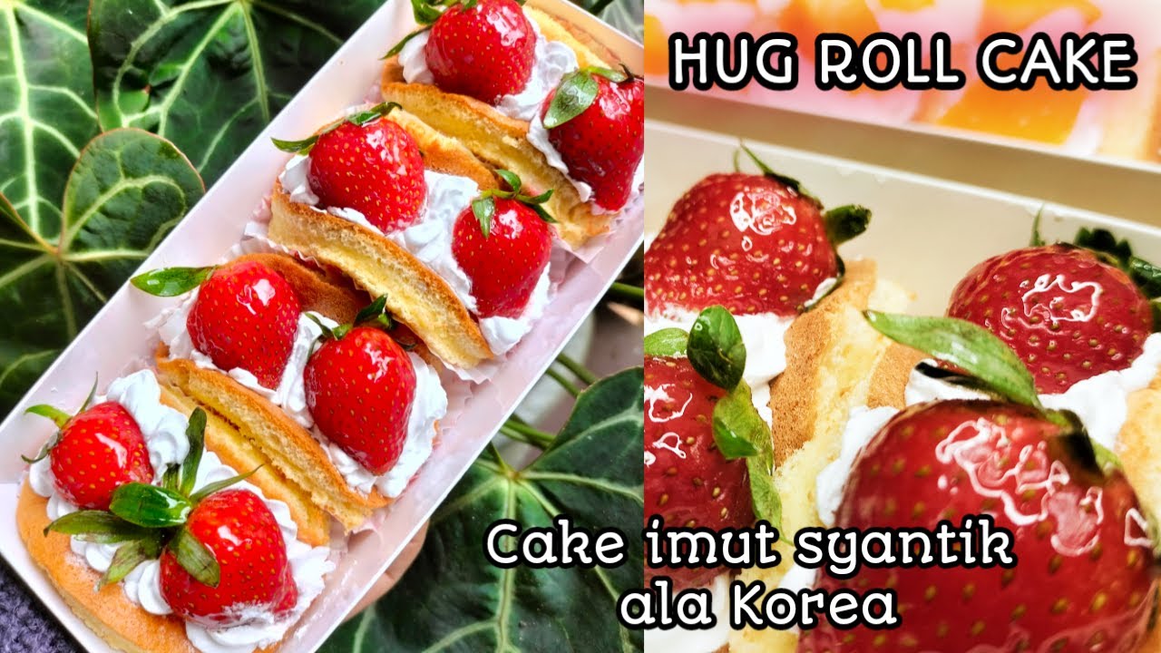 HUG ROLL CAKE | Cake Viral ala Korea | Cake Pupuler