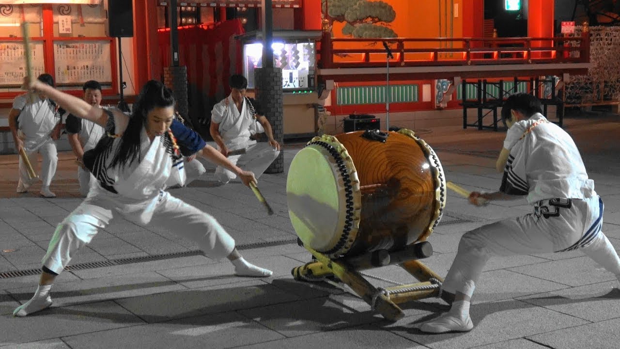 【4K】『三宅太鼓 (Miyake Daiko)②』Japanese Drum「江戸東京夜市 (Edo Tokyo Night Market)」2020.1.19 @神田明神 Kanda Myojin