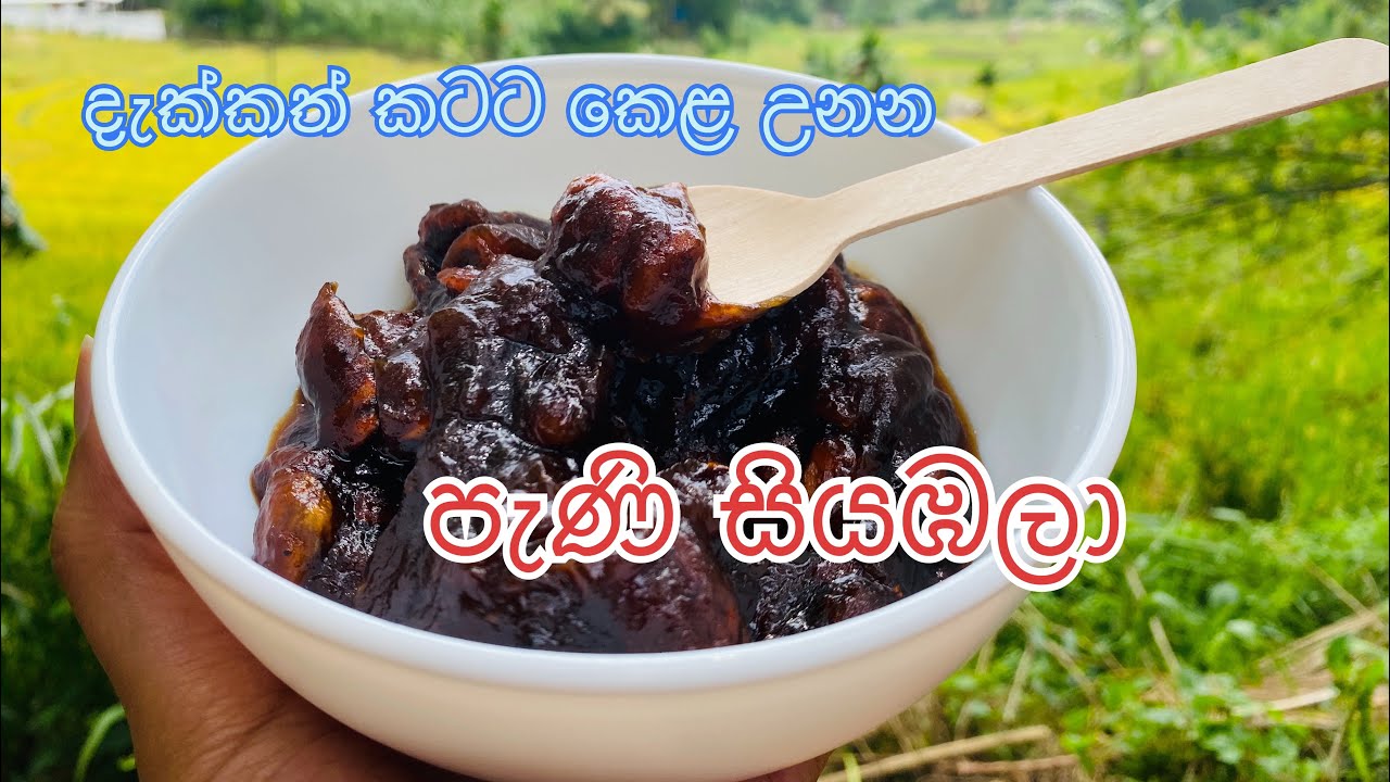 රසම රස පැණි සියඹලා ස්වයං රැකියාවකටත් මරු 🤤Pani siyabala recipe Sinhala | sweet tamarind pickle