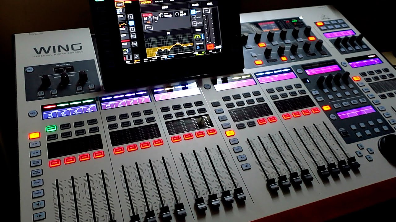 CONSOLA DE AUDIO DIGITAL BEHRINGER WING - 1. FUNCIONAMIENTO Y PUESTA EN MARCHA - TUTORIAL DESDE CERO