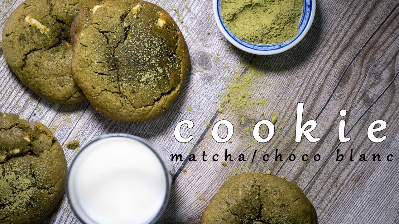 RECETTE JAPONAISE cookie matcha chocolat blanc