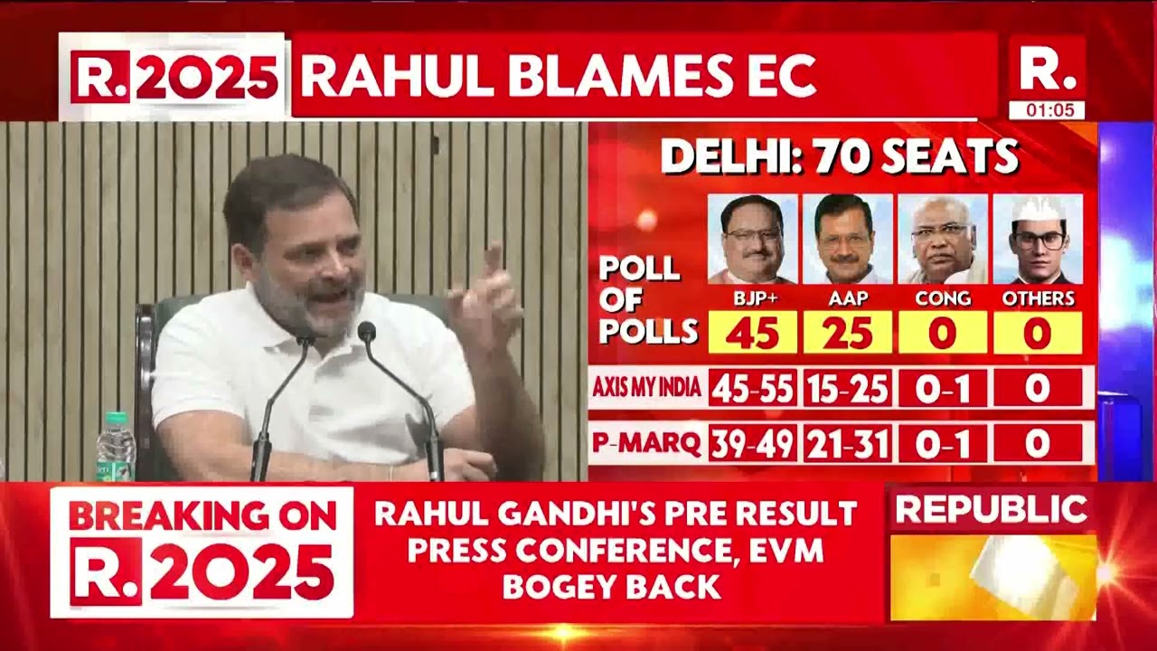 Rahul Rants About ECI, EVMs After Exit Polls Predict Golden Duck For Congress