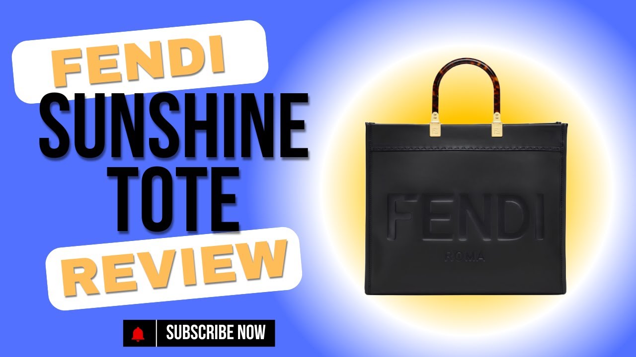Fendi Medium Sunshine Tote Review | BEST WORK BAG | See what fits & Quality review