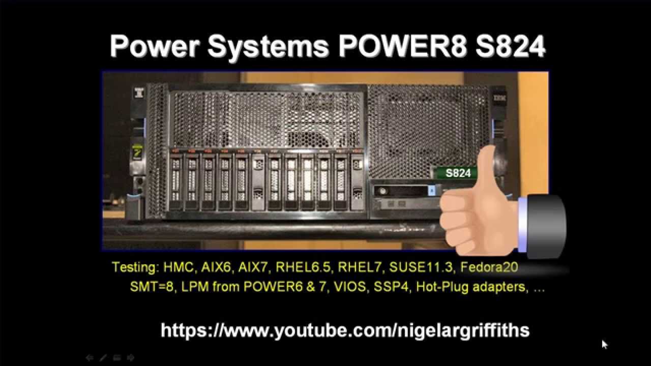 POWER8 S824 Quick Look Around