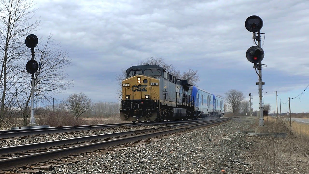 CSX 242 Leads MNRR Chargers East | Marion, OH - 3/2/26