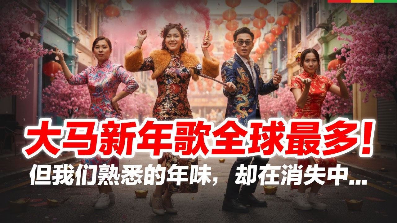 【新年特辑】大马新年歌流量第一：老家在消失，传统在遗忘，除了狂欢，年轻人已经找不到过年的意义？大马(假)青年的一些思考...