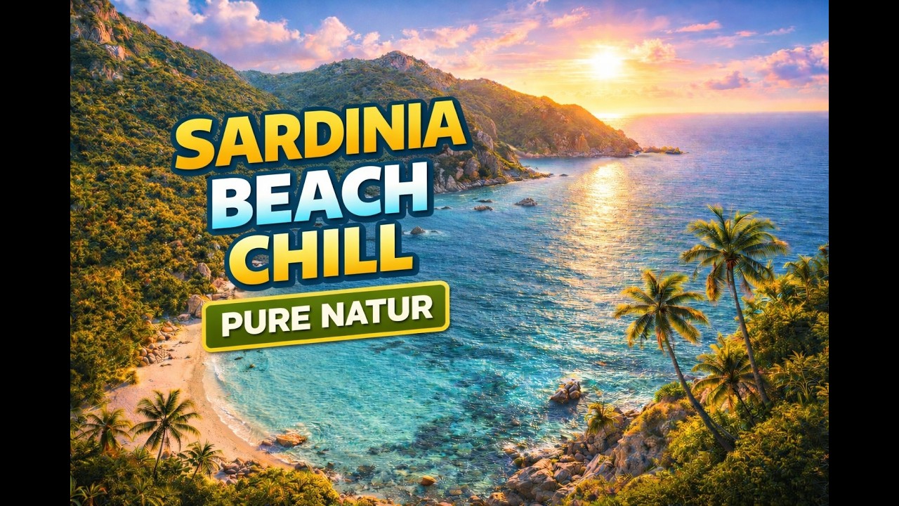 Sardinia 4K 🌴 Cinematic Drone Tour | Beaches, Cities & Castles | Chill House Mix