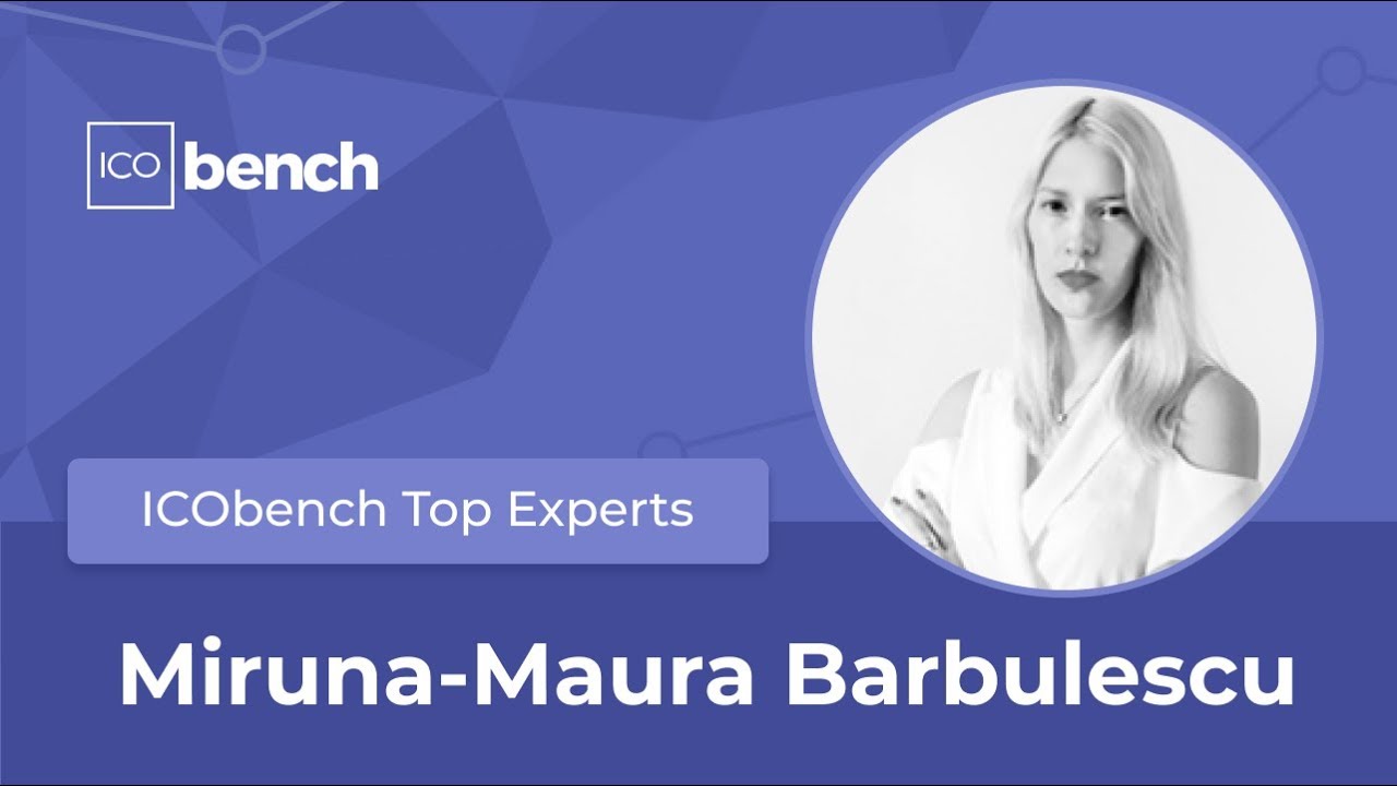 Miruna-Maura Barbulescu in ICObench Top Expert show