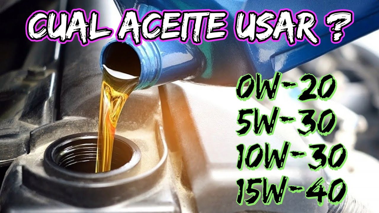 Que aceite de motor debo usar en mi auto ?? ✅️✅️