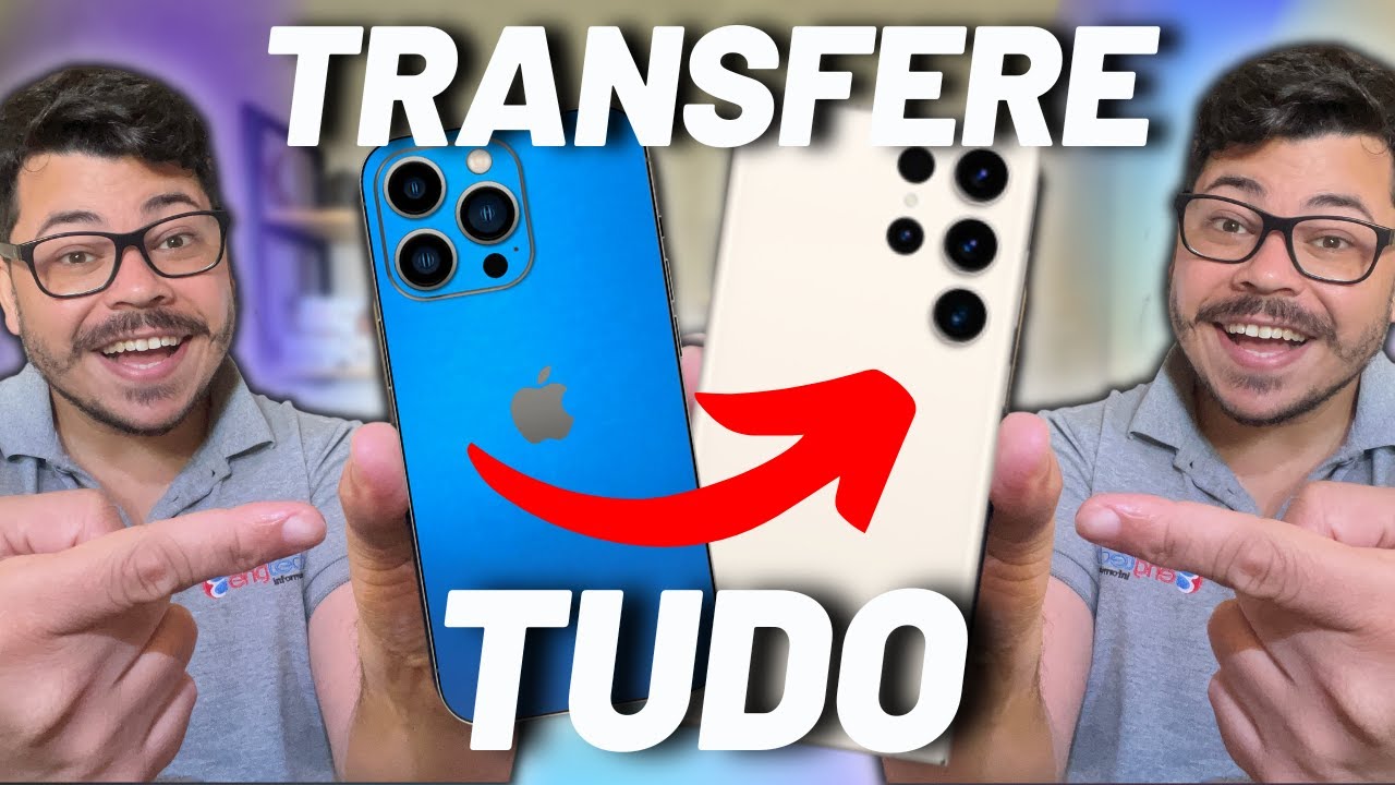 COMO TRANSFERIR ARQUIVOS DO IPHONE PARA O ANDROID - FOTOS, VÍDEOS, CONTATOS E MAIS - ATUALIZADO 2023