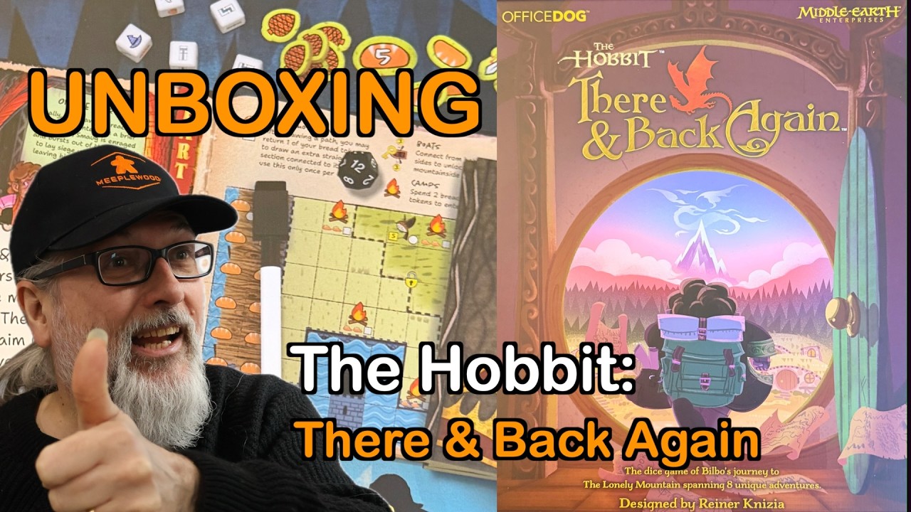 Unboxing The Hobbit: There and Back Again | Board Game | Reiner Knizia | Office Dog