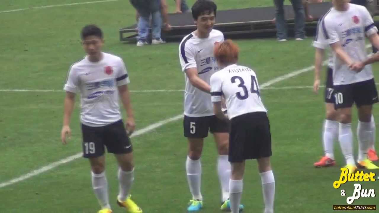 [Butter&Bun]130623 ASIAN DREAM CUP SOCCER GAME XIUHAN+RESTING CUTE XIUMIN T T 시우민