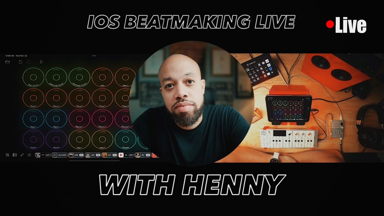 BEATMAKING LIVE with HENNY using LOOPY PRO
