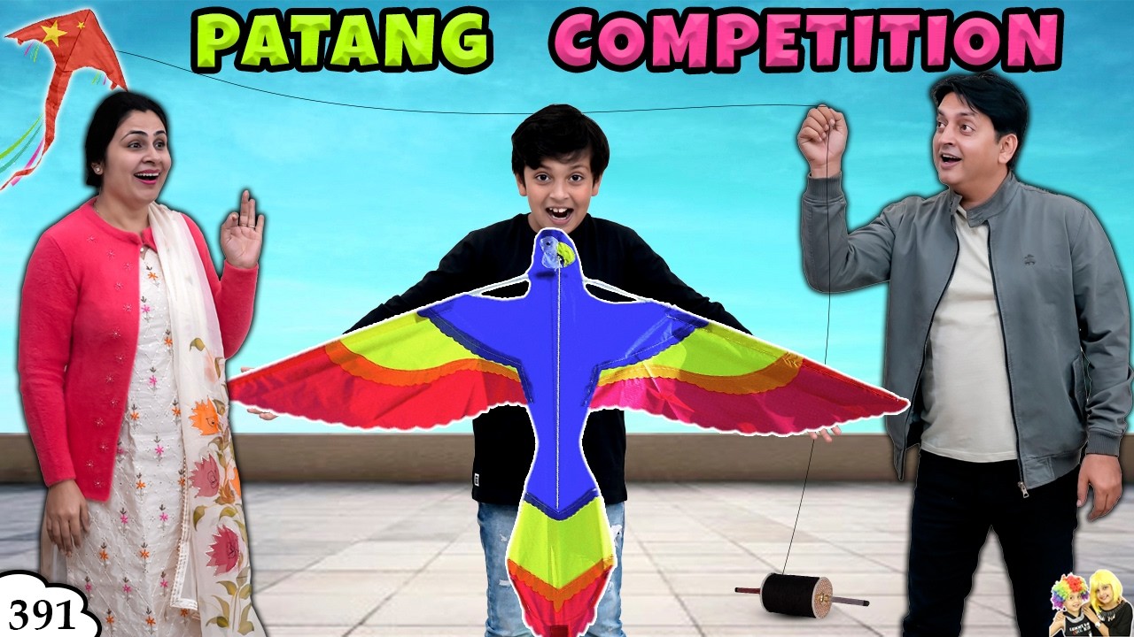 PATANG COMPETITION | Ep 391 | A Short Movie on Makar Sankranti | Kai Po Che | Aayu and Pihu Show
